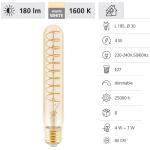 ILLUMINANT LED E27 L: 18.5CM Ø: 3CM DIMMABLE 1600K