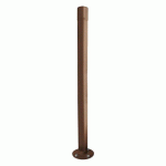 POTELET INCLINABLE AMORTICHOC CARREFOUR - ZINC MARRON 8017 - PROCITY