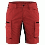 SHORT SERVICES STRETCH FEMME ROUGE/NOIR TAILLE 52 - BLAKLADER