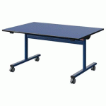 TABLE MALIBU RAB 120X80 T3 DL ST ANTIB BLE U525/NO BLEU 5005