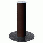 BORNE RÉTRACTABLE Ø 16 CM INOX BROSSÉ - ZINC MARRON 8017 - PROCITY