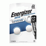 ENERGIZER - PACK DE 2 PILES BOUTON LITHIUM CR2016 - 3V