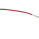 FIL ÉLECTRIQUE RS PRO BS4808 0,5 MM² 20 AWG, 1 KV C.A., PVC NOIR/ROUGE, 100M ( PRIX POUR BOBINE DE 100 )