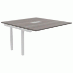 TABLE RÉUNION SUIVANT ASTRO ARCHE 140 X 143 CÈDRE/BLANC - BURONOMIC