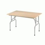 TABLES PLIANTES PRIMERA 120 X 80 CM HÊTRE PIÈTEMENT ALUMINIUM
