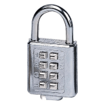 CADENAS À CODE EN ACIER ANSE 5,7 MM