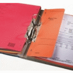 CHEMISE À CROCHETS, CARTON MANILLE, A4, ROUGE - LOT DE 50