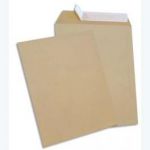 GPV BOÎTE DE 500 POCHETTES KRAFT AUTO-ADHÉSIVES 90G FORMAT C5 162X229MM