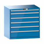 LISTA - ARMOIRE À TIROIRS (HXLXP) 100 X 102,3 X 72,5 CM KEY LOCK R5012