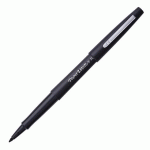 LOT DE 2 - STYLO FEUTRE PAPER MATE FLAIR À CAPUCHON POINTE 1 MM - ÉCRITURE MOYENNE NOIR