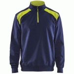 SWEAT COL CAMIONNEUR BICOLORE TAILLE XL - BLAKLADER