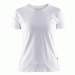 T-SHIRT FEMME BLANC TAILLE XXXL - 330410291000XXXL - MANUTAN COLLECTIVITÉS