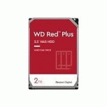 WD RED PLUS NAS HARD DRIVE WD20EFZX - DISQUE DUR - 2 TO - SATA 6GB/S