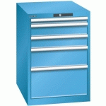 ARMOIRE BLEU CLAIR 564X725X850 AVEC 5 TIR. 75KG _ 78.527.010 - LISTA