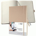 CARNET DE NOTES CONCEPTUM, A4, LIGNÉ, BEIGE