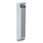 CENDRIER MURAL ROSSIGNOL ARKÉA AVEC SERRURE 3 L GRIS MÉTAL