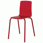 CHAISE MALIBU 4P T7 COQUE ROUGE U321 / ALU ROUGE 3020 - MANUTAN EXPERT