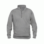 CLIQUE SWEAT BASIC CAMIONNEUR GRIS CHINÉ M