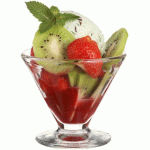 LOT DE 6 - VÉGA COUPE À GLACE 16 CL Ø 8,2 CM H 8 CM