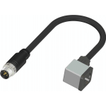 CÂBLE D'ACTIONNEUR RS PRO 3 CONDUCTEURS , M12 MÂLE VERS CONNECTEUR DE VANNE, 1M ( PRIX POUR 1 )