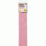 LOT DE 3 - PAPIER CRÉPON EN COUCHES, 500 MM X 2,5 M, ROSE PÂLE