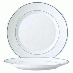 LOT DE 6 - RESTAURANT FILET DELFT ASSIETTE PLATE Ø 19,5 CM
