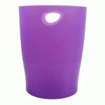 LOT DE 8 - CORBEILLE À PAPIER ECOBIN - VIOLET