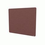 PANNEAU ACOUSTIQUE MURAL NAEL EN PET 12 MM - AVEC CHÂSSIS DE RENFORT AU DOS -FORME RECTANGLE - L 140 X H 120 CM - TERRE BATTUE