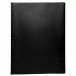 PROTÈGE-DOCUMENTS PVC - 80 VUES - VEGA OPAQUE- A4 - NOIR - LOT DE 5