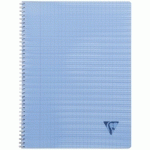 CAHIER RELIURE INTÉGRALE LINICOLOR FRESH 24X32CM 100 PAGES GRANDS CARREAUX COUVERTURE PLASTIQUE POLYPROPYÈNE RAINURÉ COULEUR ALÉATOIRE - ASSORTIS - LOT DE 10