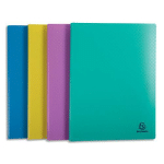 EXACOMPTA PROTEGE DOCUMENT FOREVER YOUNG 20 POCHETTES/40 VUES PP RECYCLE 5/10E - COLORIS ASSORTIS FUN