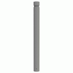 POTELET VITYL TÊTE GORGES MÉTAL HTR 1 M Ø 102 MM - GRIS 9006 - BUTON DESIGN