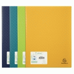 PROTÈGE-DOCUMENTS EN POLYPROPYLÈNE RECYCLÉ RIGIDE FOREVER® PP 100 VUES - A4 - COULEURS ASSORTIES - LOT DE 8