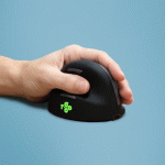 R-GO TOOLS SOURIS ERGONOMIQUE R-GO HE BREAK AVEC LOGICIEL DE PAUSE, GAUCHER, MOYEN (LONGUEUR MAIN 165-185 MM), BLUETOOTH, NOIR