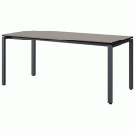 TABLE MALIBU 180X80 T6 SOUDÉ ST ANTIB GRIS U727/NO GRIS 7016