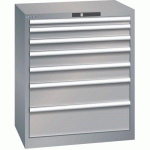 ARMOIRE GRIS PIGEON 717X572X850 AVEC 7 TIR. 75KG - LISTA