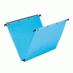 LOT DE 25 - DOSSIER SUSPENDU POUR TIROIRS KRAFT ULTIMATE AZO ELBA FOND 30 MM BLEU