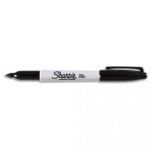 SHARPIE MARQUEUR PERMANENT POINTE OGIVE FINE NOIR DE PAPERMATE S0185101