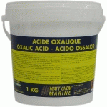 ACIDE OXALIQUE - POT DE 1 KG - MATT CHEM MARINE