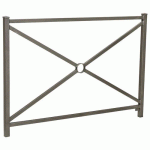 BARRIÈRE ORLÉANS 1.47 M STRUC SIMPLE CROIX ZINC GRIS PROCITY - PROCITY