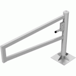 BARRIÈRE PIVOTANTE GALVANISÉE CHEVILLER SERRURE-1500MM - SCHAKE