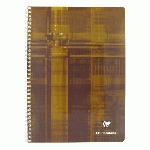 LOT DE 5 - CAHIER SPIRALE CLAIREFONTAINE METRIC A4 21 X 29,7 CM GRANDS CARREAUX 100 PAGES