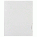 LOT DE 20 - CHEMISE DOSSIER 2 RABATS CHROMOLUX 24 X 32 CM BLANCHE