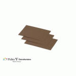 LOT DE 3 - PAQUET DE 25 CARTES SIMPLES POLLEN 70X95MM 210G/M² - MARRON TAUPÉ