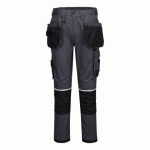PORTWEST CD845 PANTALON STRETCH WX2 HOLSTER GRIS MÉTAL - TAILLE 42 - STANDARD
