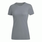 T-SHIRT RUNNING MANCHES COURTES FEMME - JAKO - RUN 20 GRIS