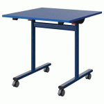 TABLE MALIBU RAB. 80X80 T6 DL STRA ABS BLEU U525/BLEU 5005 - MANUTAN EXPERT