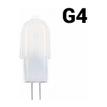 BARCELONA LED - AMPOULE LED G4 BI-PIN 1.8W 12V-DC/AC 160LM BLANC CHAUD - BLANC CHAUD