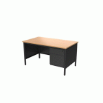 BUREAU 1/2 MIN L160 MERISIER AVEC CAISSON 2T CONFORT 2 - ROBBERECHTS