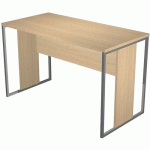 BUREAU PIEDS MÉTAL RAZOR - 120CM - CHÊNE/ANTHRACITE - ARTARREDI